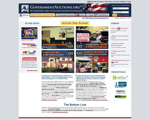 GovernmentAuctions.org – High Performing Affiliate Program in its Arena of interest