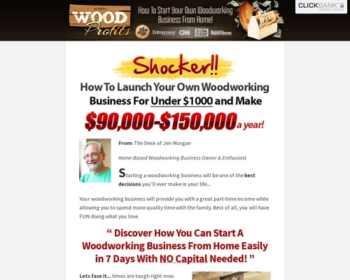 WoodProfits – $80 Per Sale – Fresh Reproduction Doubles Conversions!