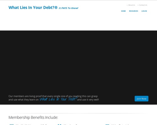 What Lies In Your Debt? 23% commision per month