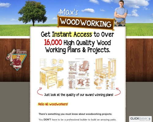 Contemporary – Maxs Woodworking 75% commish plus upsells