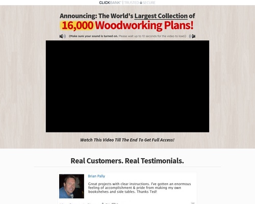 TedsWoodworking – Highest Converting Woodworking Space On The Info superhighway!