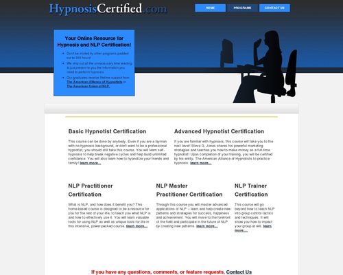 Hypnosis & NLP Certification Classes!