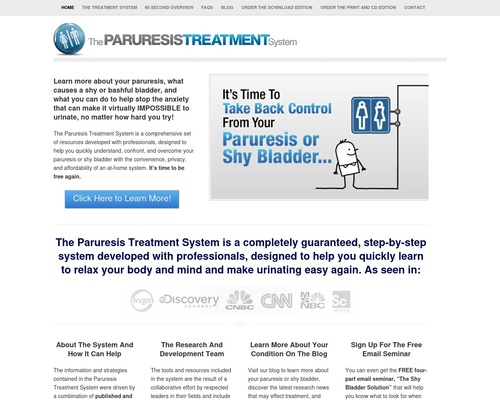 The Paruresis Therapy Procedure
